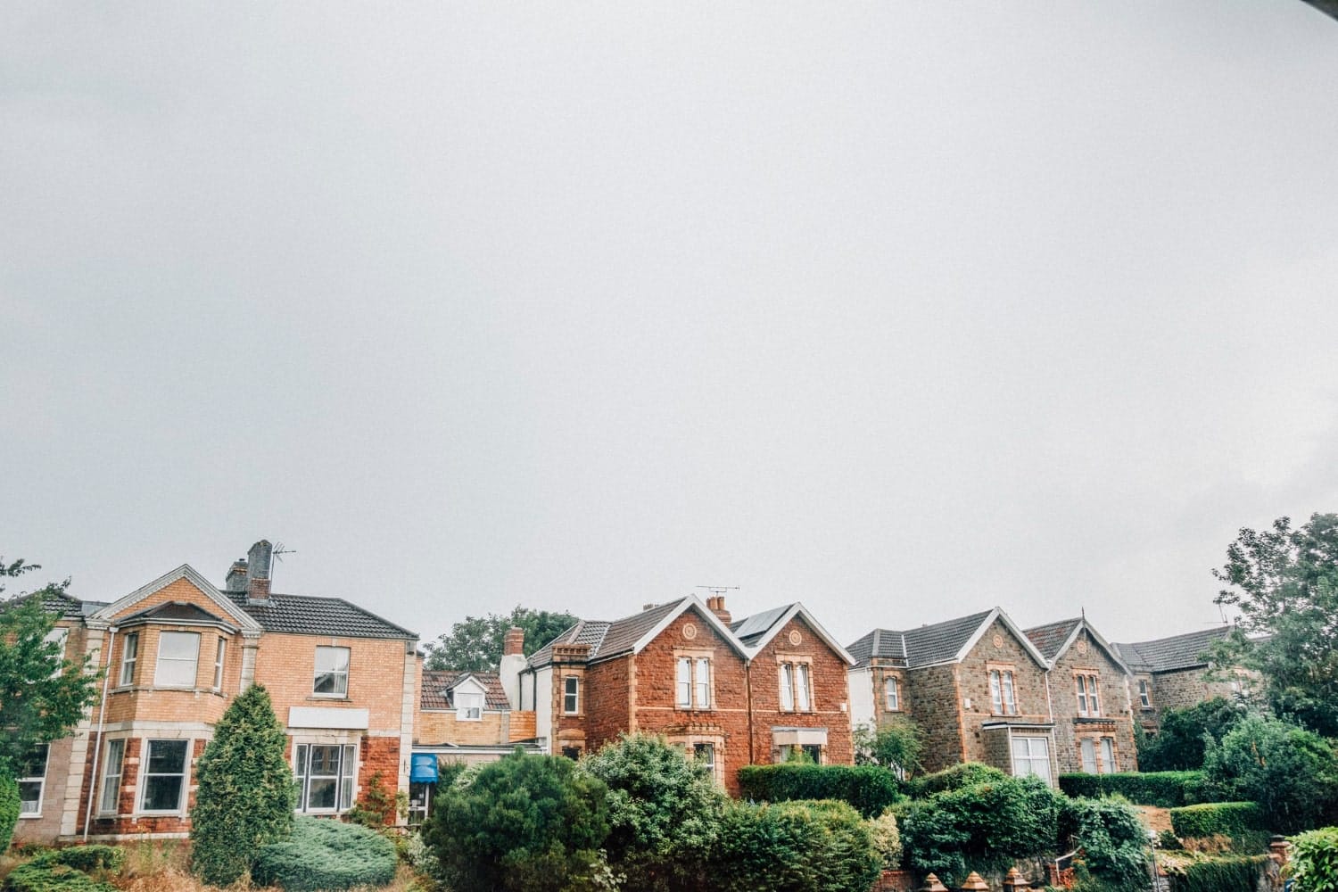 Row house neighborhood