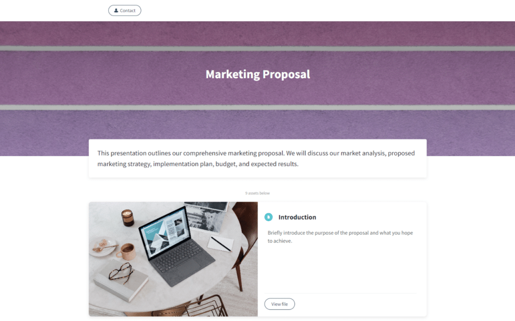marketing proposal