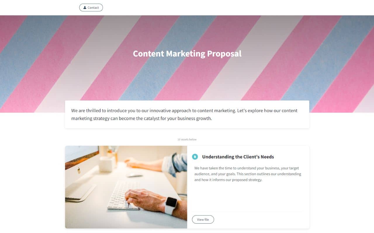 Content Marketing Proposal