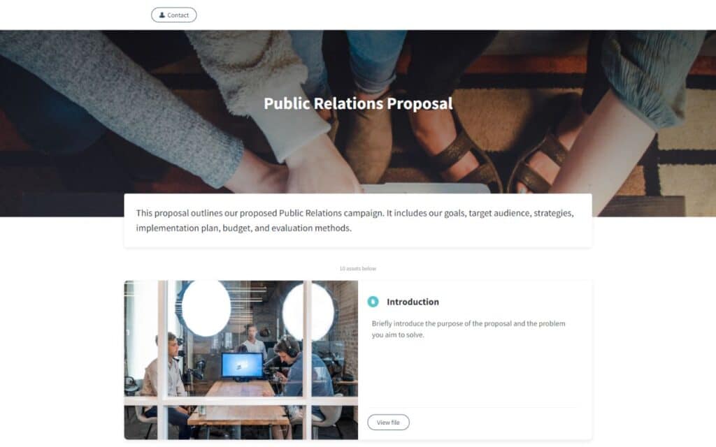 Public Relations Proposal