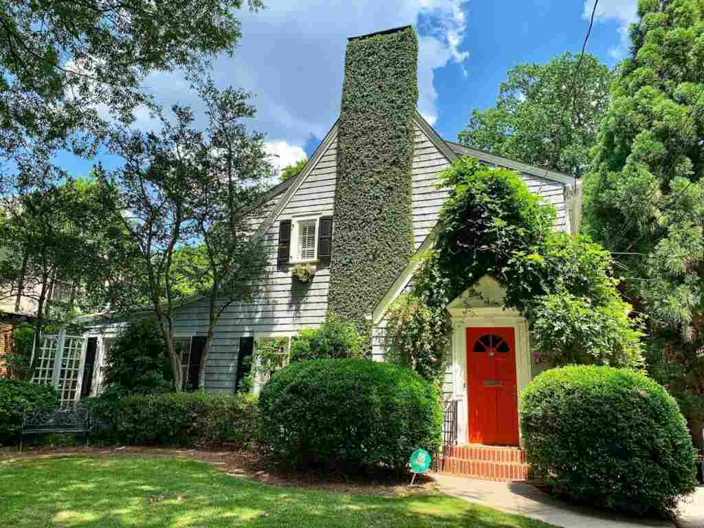 house with lots of greenery