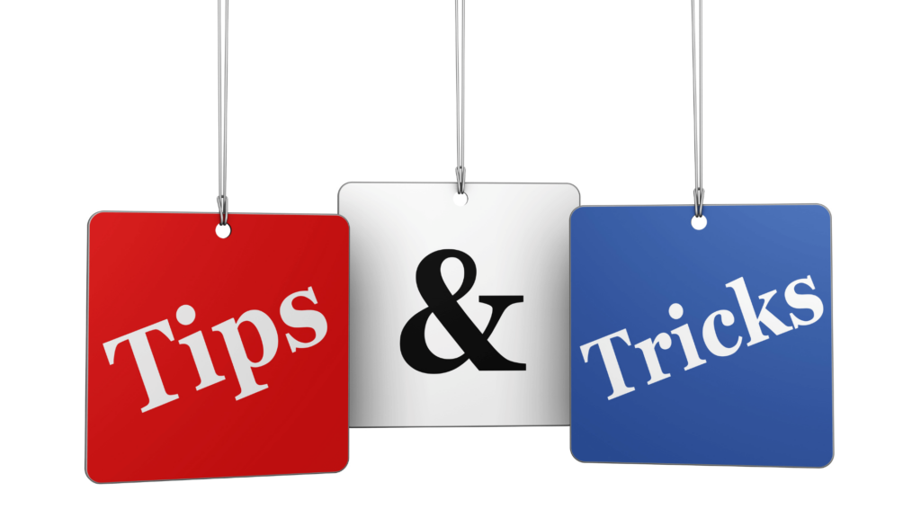 tips and tricks listing presentation